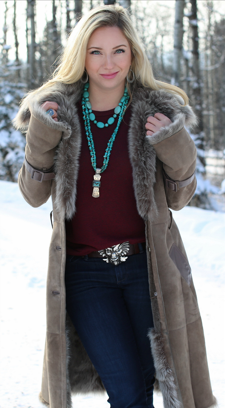 Turquoise and Cold Shoulders