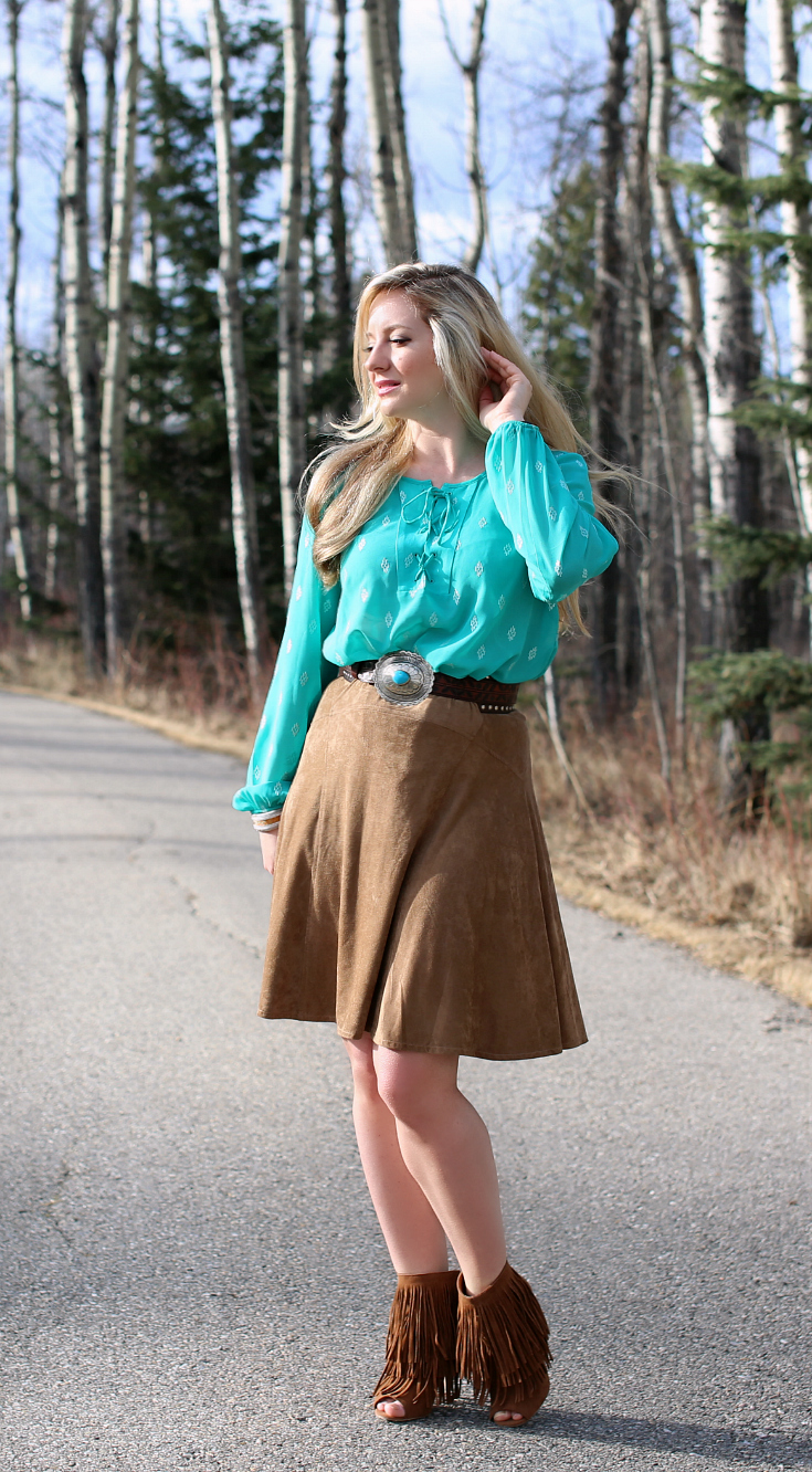 Turquoise Blouse
