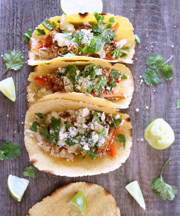 Pineapple, Pulled Pork Tacos